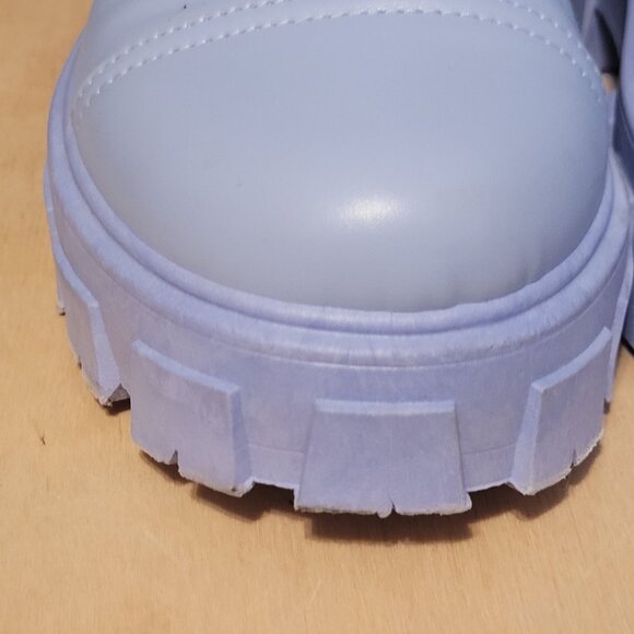 Cape Robbin Combat Boots Chunky Zip Close Lavender Purple Women Size 9 - Picture 3 of 15